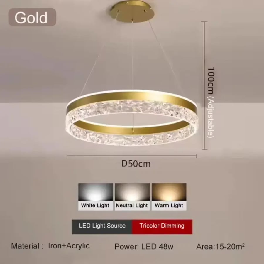 ثريا سقف LED حديثة قابلة للتعديل
