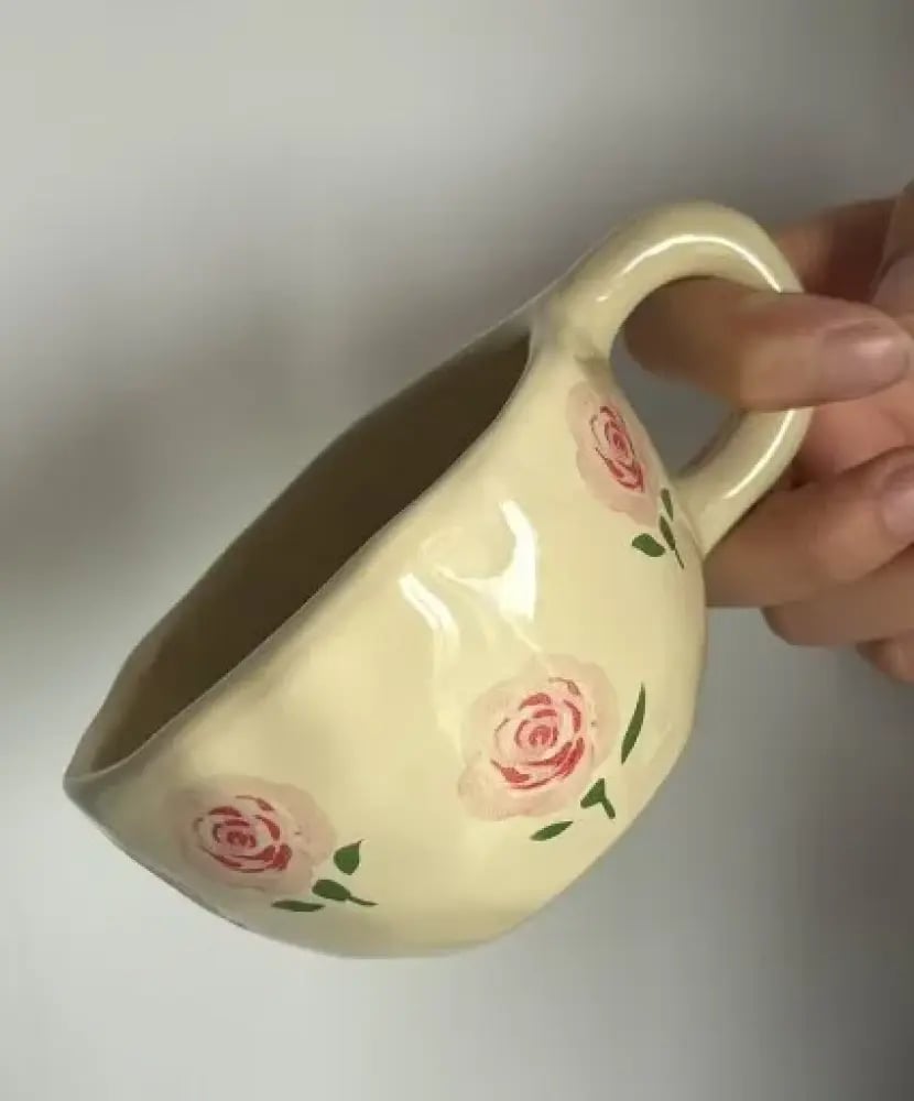كوب سيراميك بسيط لطيف