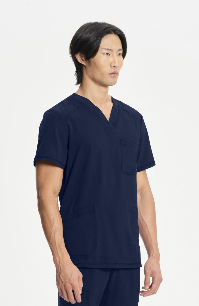 طقم سكراب كامل ماركة شروكي - إنفينيتي/ Cherokee Infinity - Men's V-Neck Solid Scrub Top / Men's Zip Fly Cargo Scrub Pant