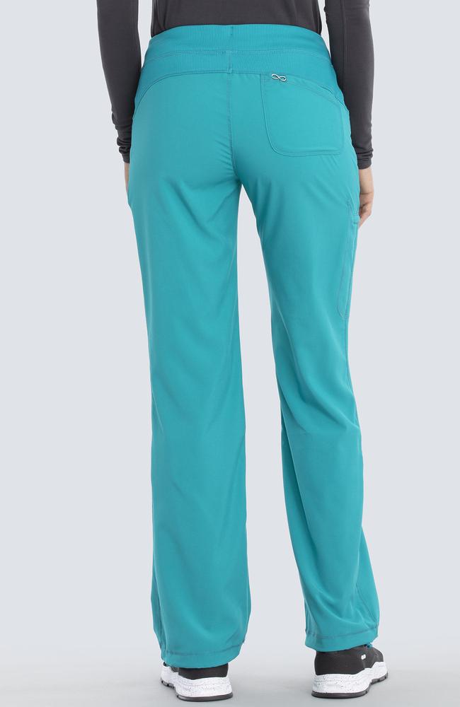 طقم سكراب كامل ماركة شروكي - إنفينيتي  / Cherokee - Infinity Women's Mock Wrap Solid Scrub Top / Infinity Women's Rib Knit Drawstring Waist Scrub Pant