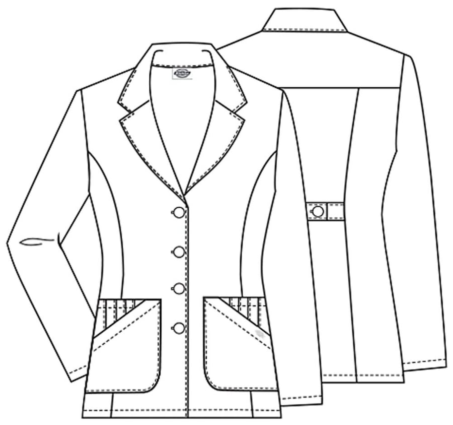 Dickies EDS Professional Women Scrubs Lab Coats 29"