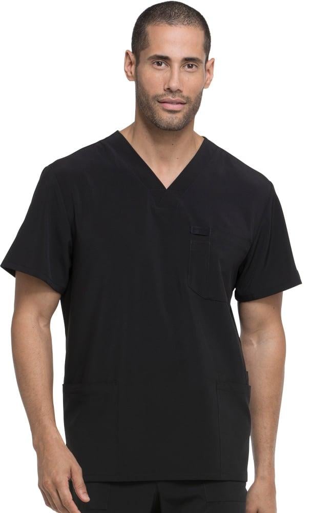 طقم سكراب كامل ماركة ديكيز / EDS Essentials by Dickies Men's V-Neck Utility Solid Scrub Top/ Men's Drawstring Cargo Scrub Pant