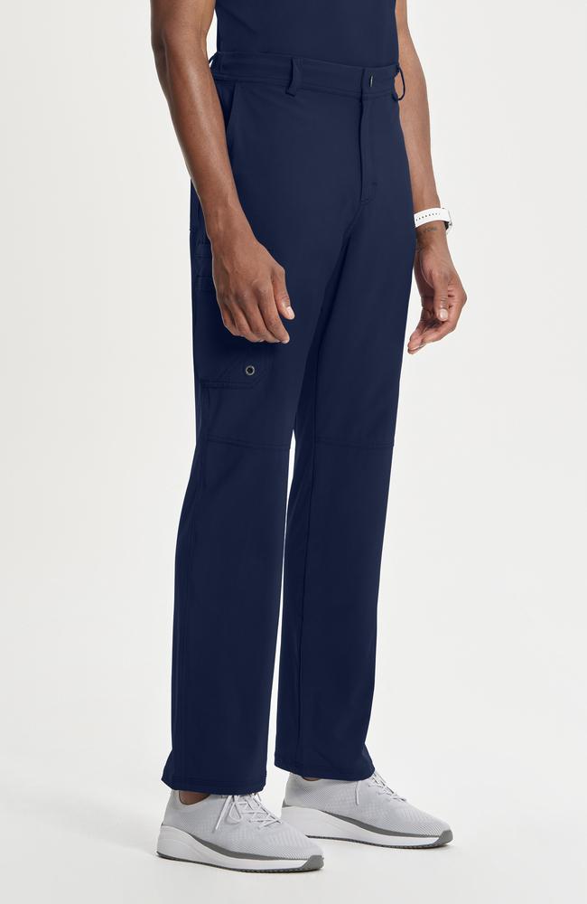 طقم سكراب كامل ماركة شروكي - إنفينيتي/ Cherokee Infinity - Men's V-Neck Solid Scrub Top / Men's Zip Fly Cargo Scrub Pant