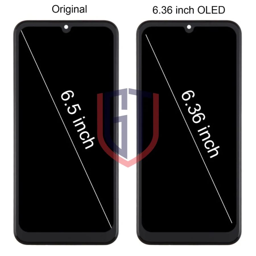 شاشة OLED LCD مقاس 6.36 بوصة لهاتف Samsung Galaxy A24 SM-A245F مجموعة رقمية كاملة مع إطار