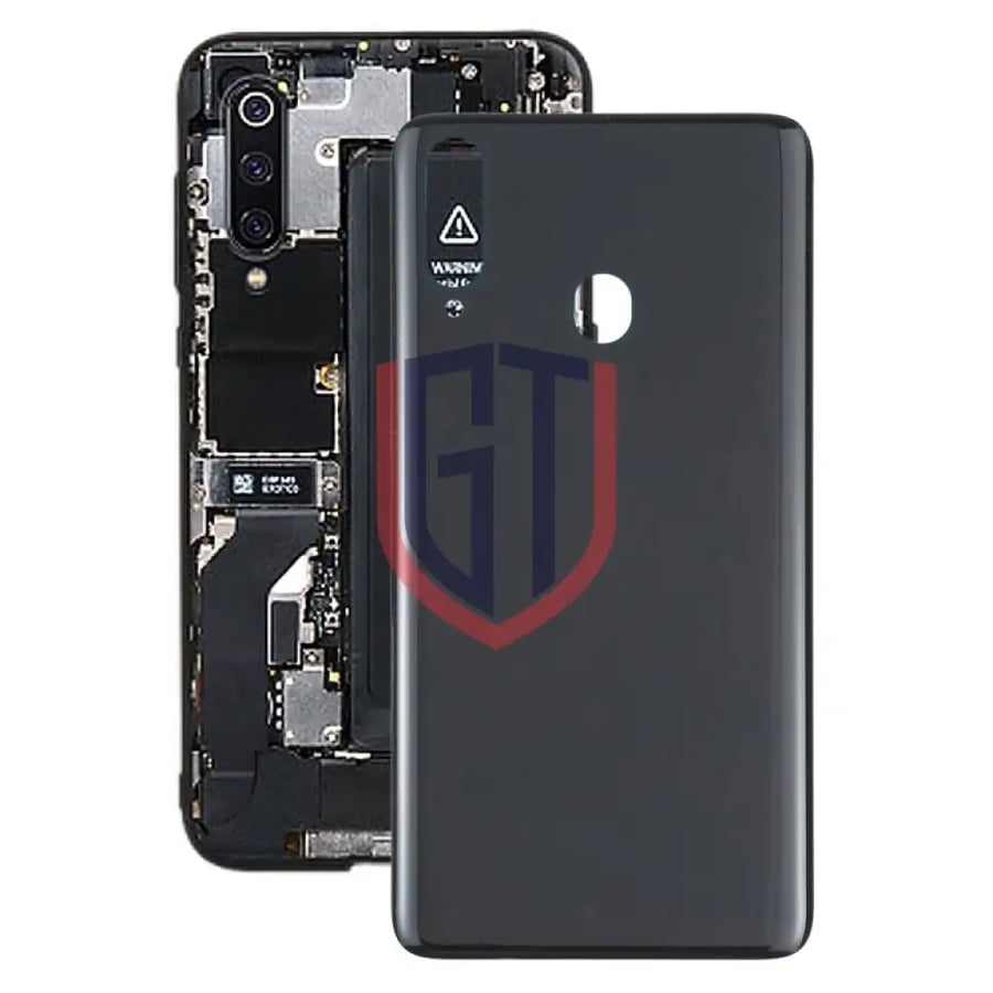 For Samsung Galaxy A20s Battery Back Cover Black