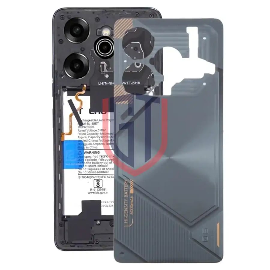 For Tecno Pova 6 Pro Battery Back Cover