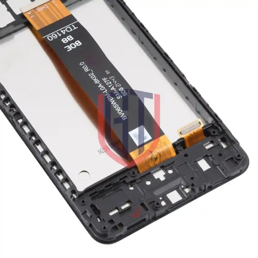 شاشة LCD الأصلية لهاتف Samsung Galaxy A12 Nacho SM-A127F محول رقمي كامل التجميع مع الإطار