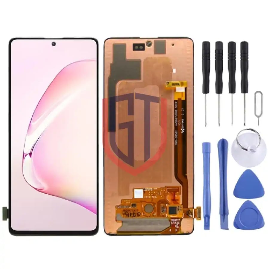 شاشة LCD OLED أصلية لهاتف سامسونج نوت 10 لايت