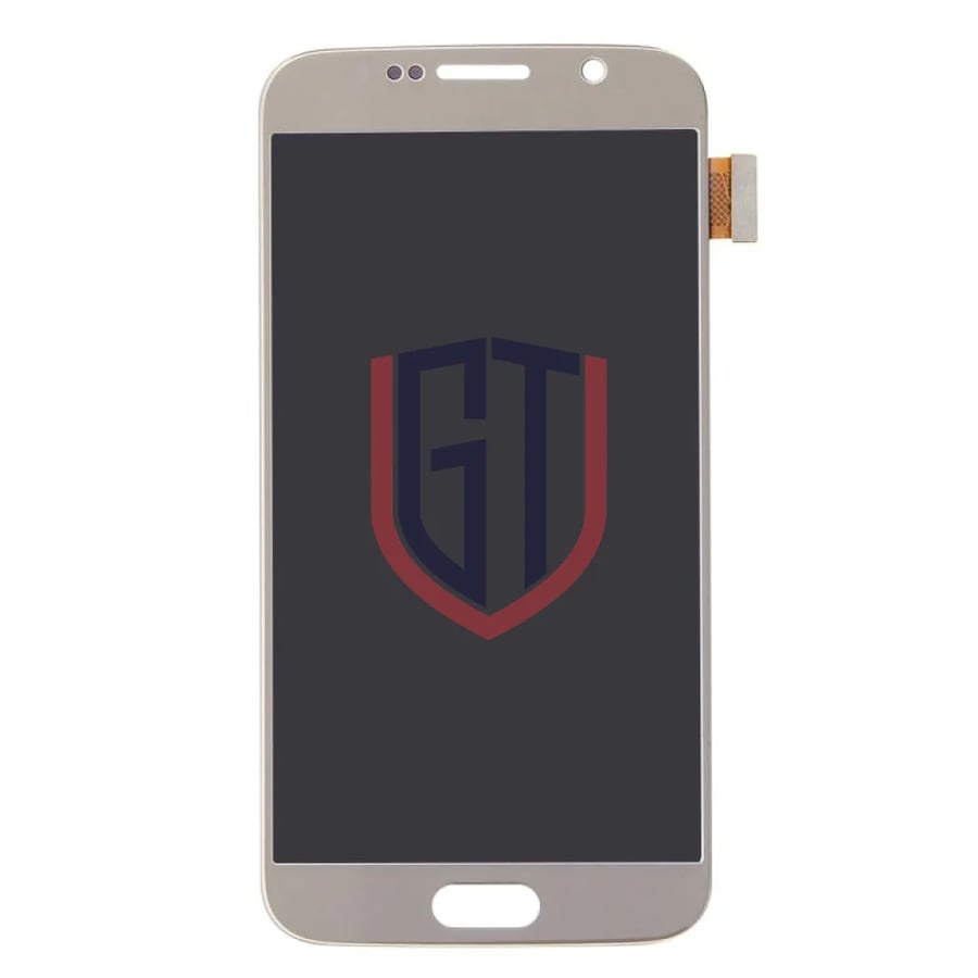 شاشة LCD أصلية ومحول رقمي تجميع كامل لهاتف Galaxy S6 / G9200، G920F، G920FD، G920FQ، G920، G920A، G920T، G920S، G920K، G9208، G9208/SS، G9209 (ذهبي)