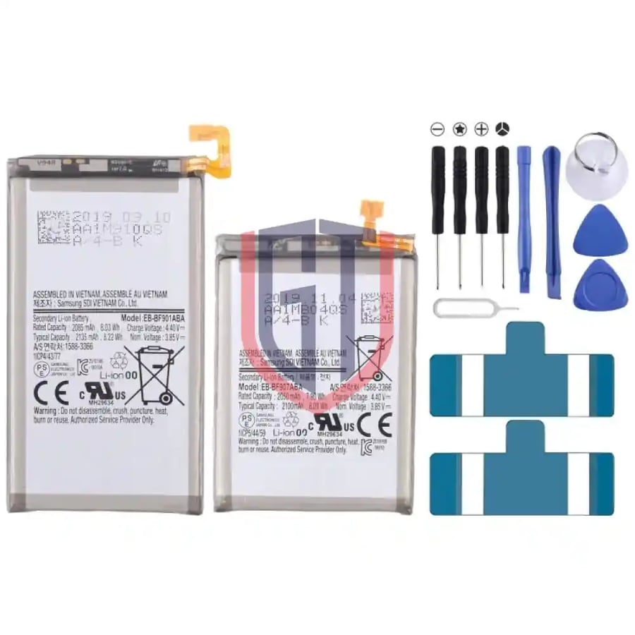EBBF907ABA EBBF901ABA 1 Pair 2100mAh 2135mAh Battery Replacement For Samsung Galaxy Fold 5G