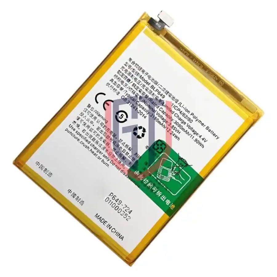 BLP649 3180 mAh Li-Polymer Battery Replacement For OPPO A83 / A1
