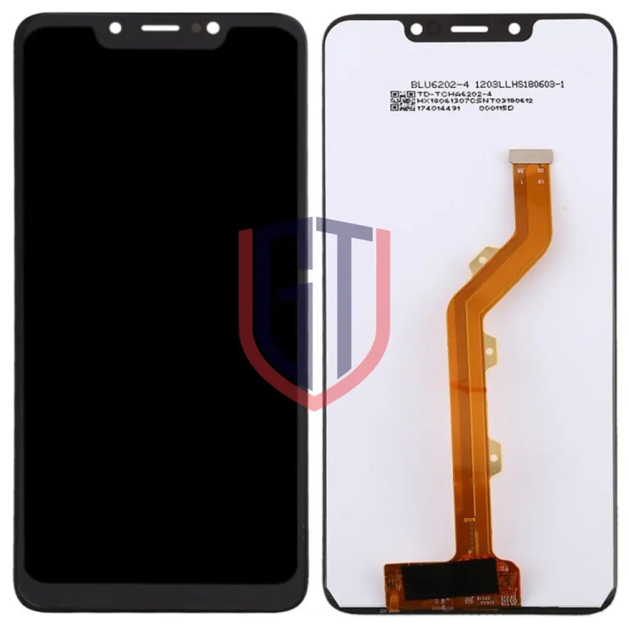 TFT LCD Screen for Infinix Hot 7 X624 with Digitizer Full Assembly (Black)