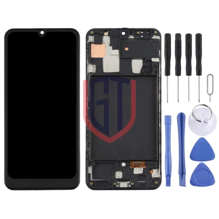 شاشة بديل لجوال Samsung Galaxy A50s مع محول رقمي كامل مع إطار