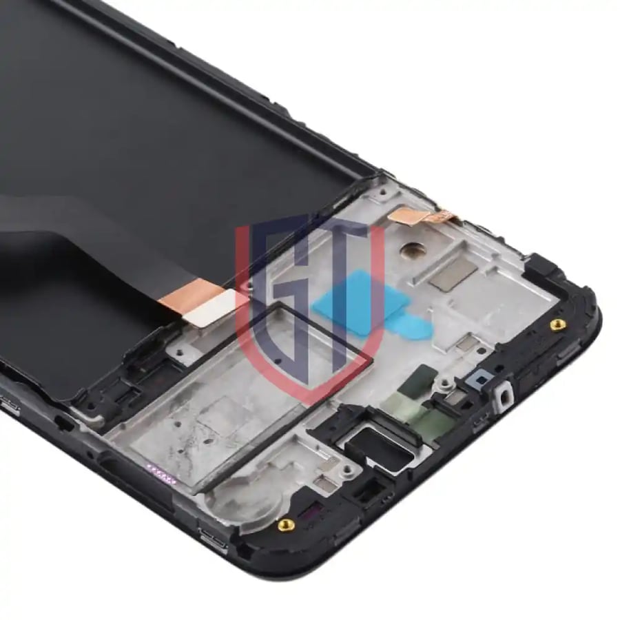 شاشة LCD لهاتف Samsung Galaxy A10 / SM-A105F (إصدار بتشغيل واحدة) مجموعة رقمية كاملة مع إطار (أسود)