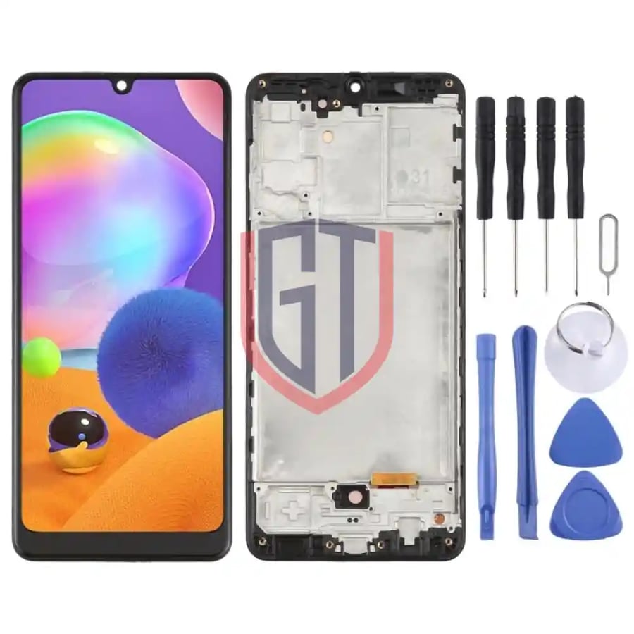 OLED LCD Screen for Samsung Galaxy A31 SMA315 6 33 inch With with Frame Black