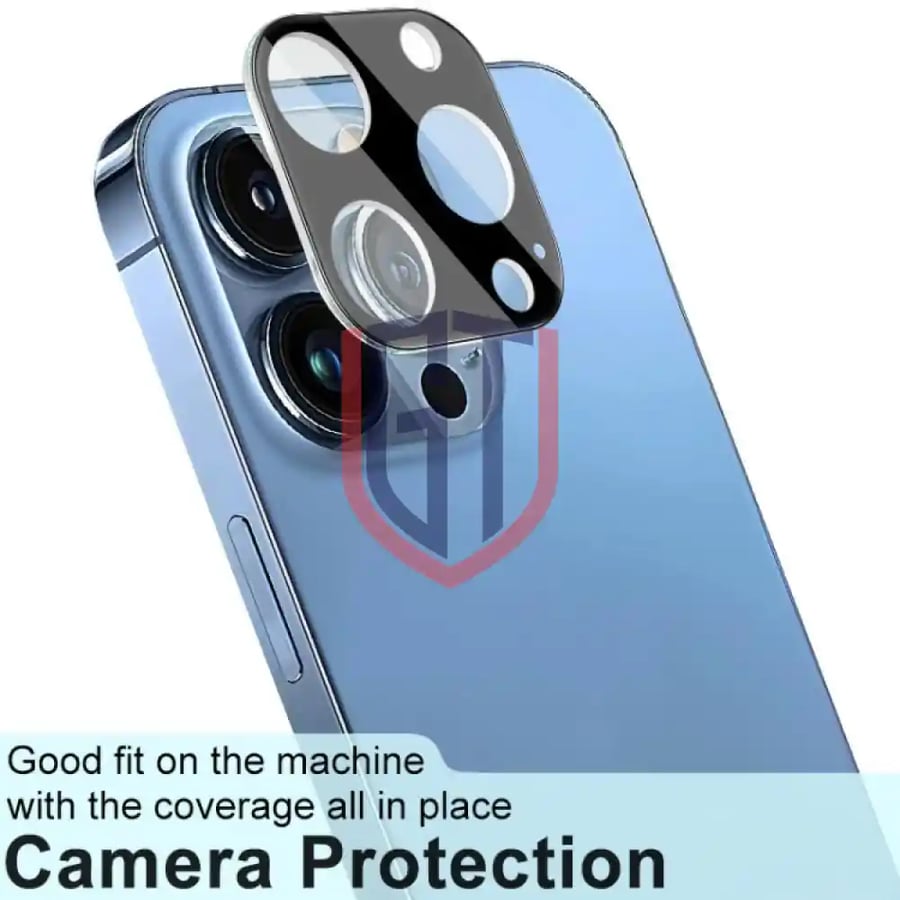For iPhone 13 Pro / 13 Pro Max imak Integrated Rear Camera Lens Tempered Glass Film with Lens Cap Black Version