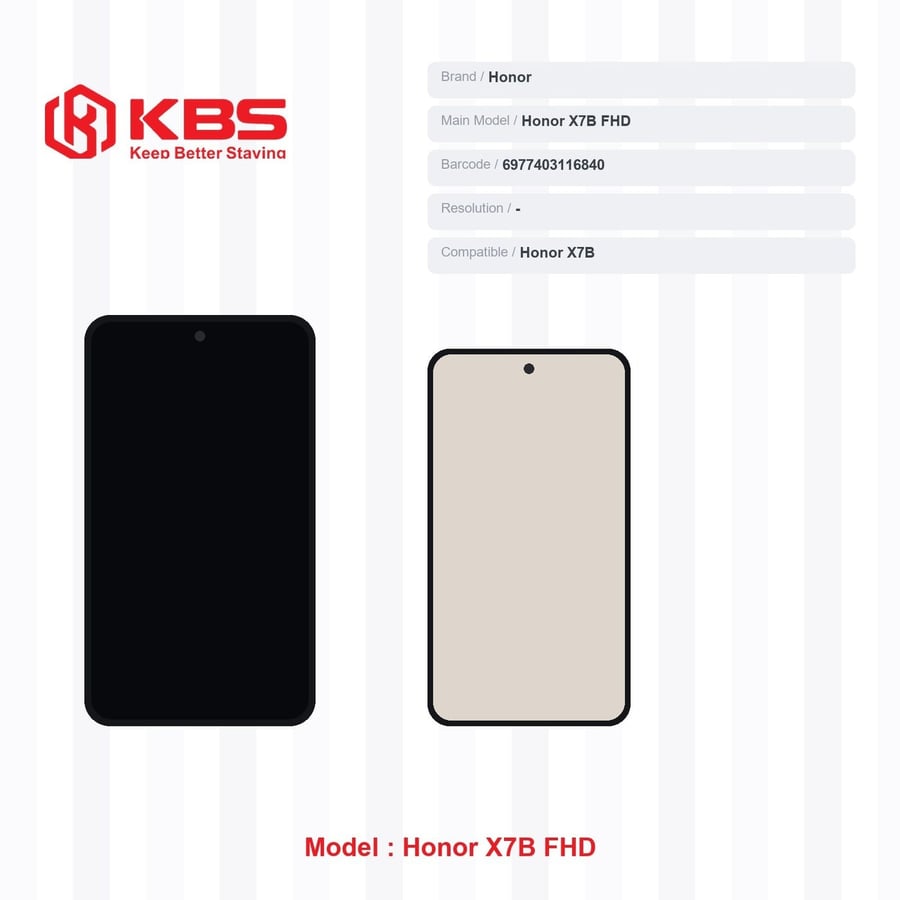 شاشة Honor X7B FHD KBS