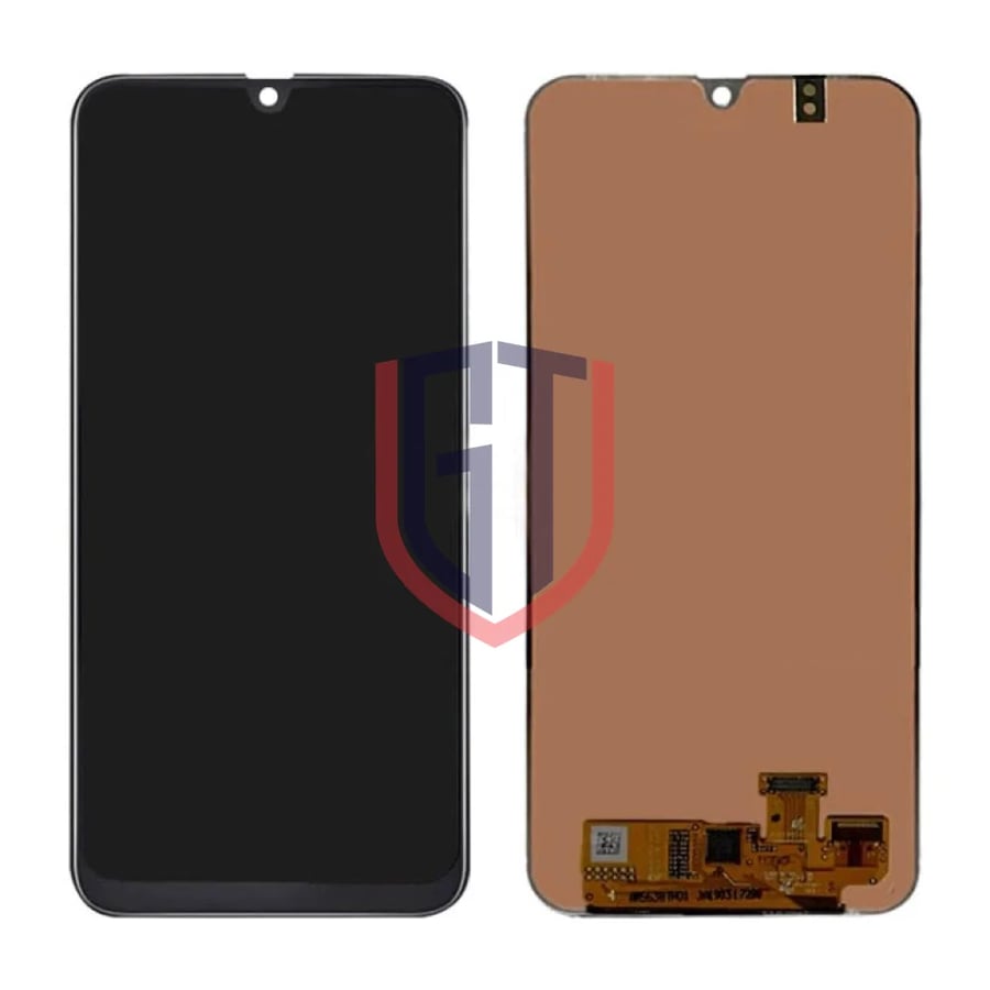 شاشة LCD OLED أصلية لهاتف Galaxy A20  (أسود)