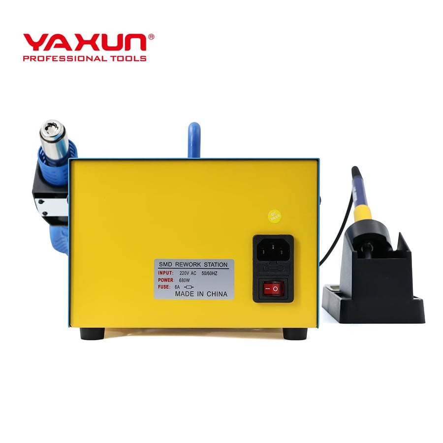 YAXUN YX-703D 3-in-1 Hot Air Rework Soldering Station with DC Power Supply