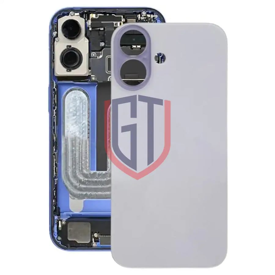For iPhone 17 Glass Battery Back Cover(White)