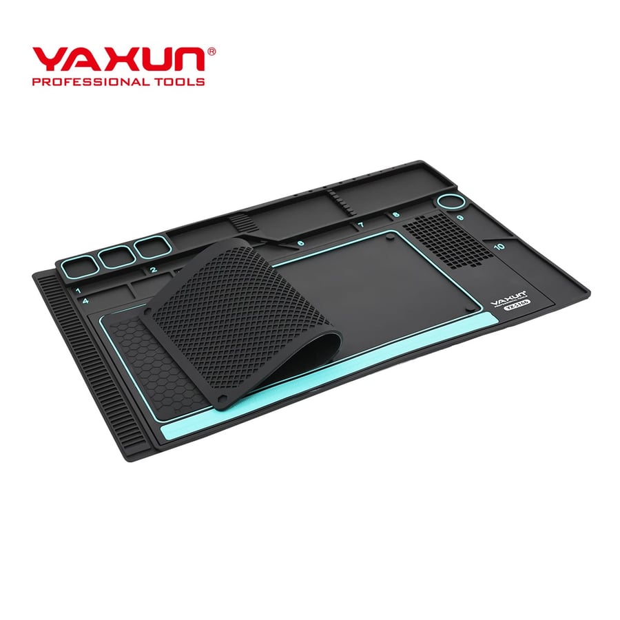 أداة صيانة YAXUN YX-S166 حصيرة سيليكون مقاومة للحرارة