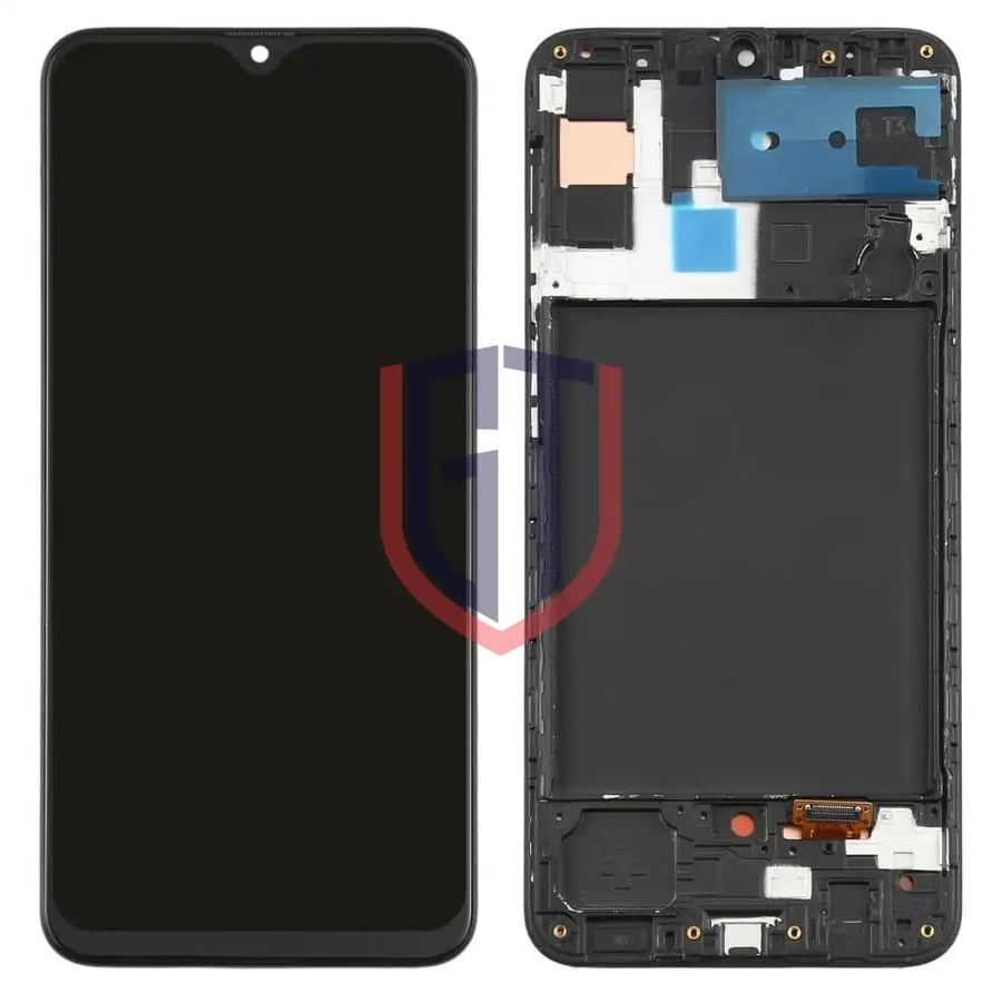 شاشة LCD OLED أصلية لهاتف Samsung Galaxy A30s مع إطار