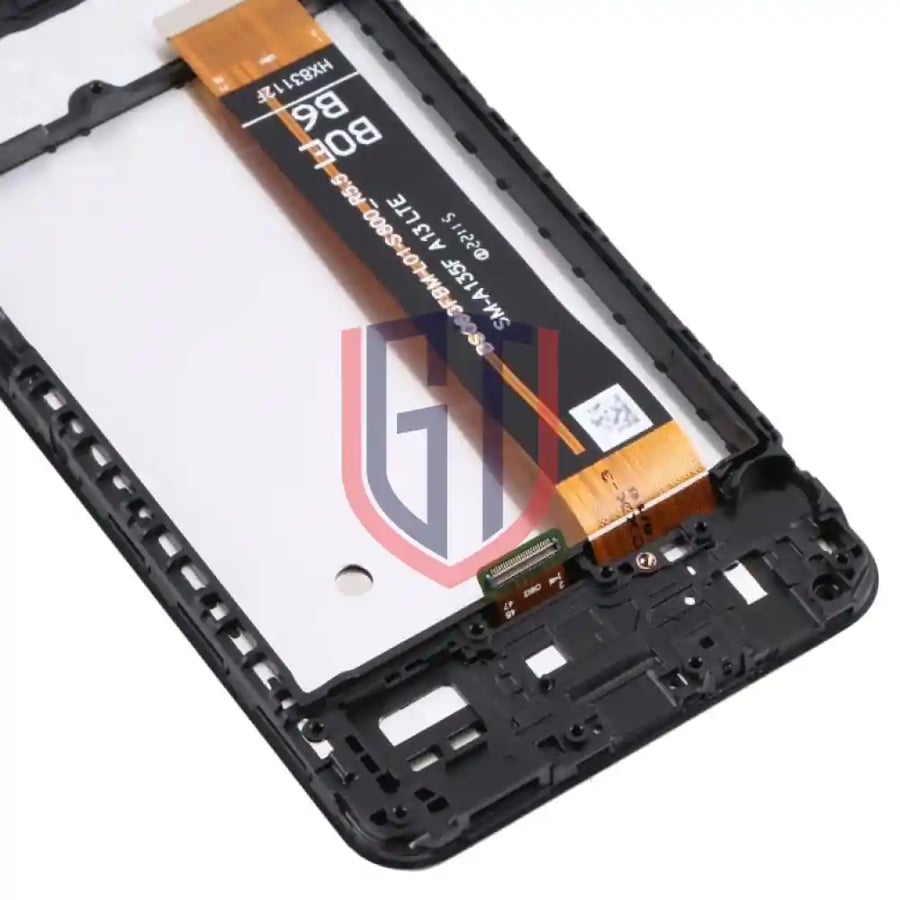 شاشة LCD الأصلية لهاتف Samsung Galaxy A13 4G SM-A135F مع إطار