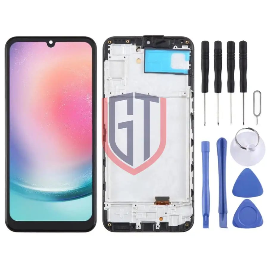 For Samsung Galaxy A24 SMA245F 6 36inch OLED LCD Screen with Frame