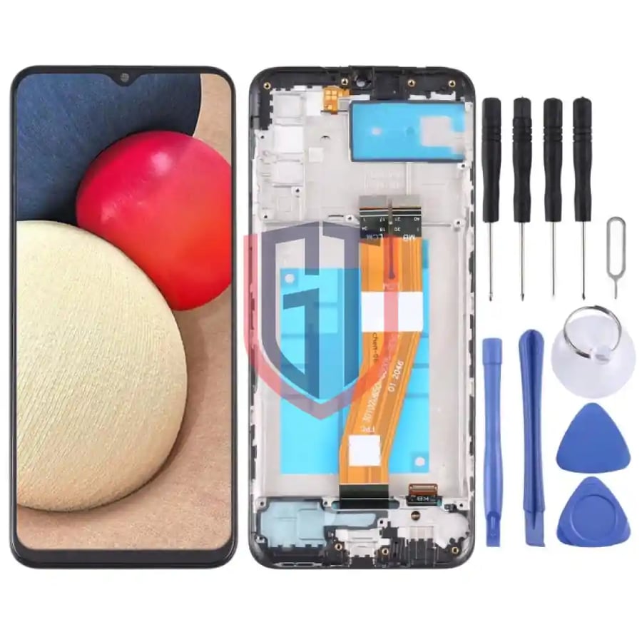 LCD Screen For Samsung Galaxy A02S SMA025G A025M with Frame