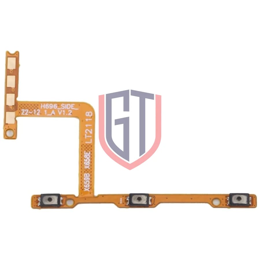 For Infinix Hot 10i X659B Power Button   Volume Button Flex Cable