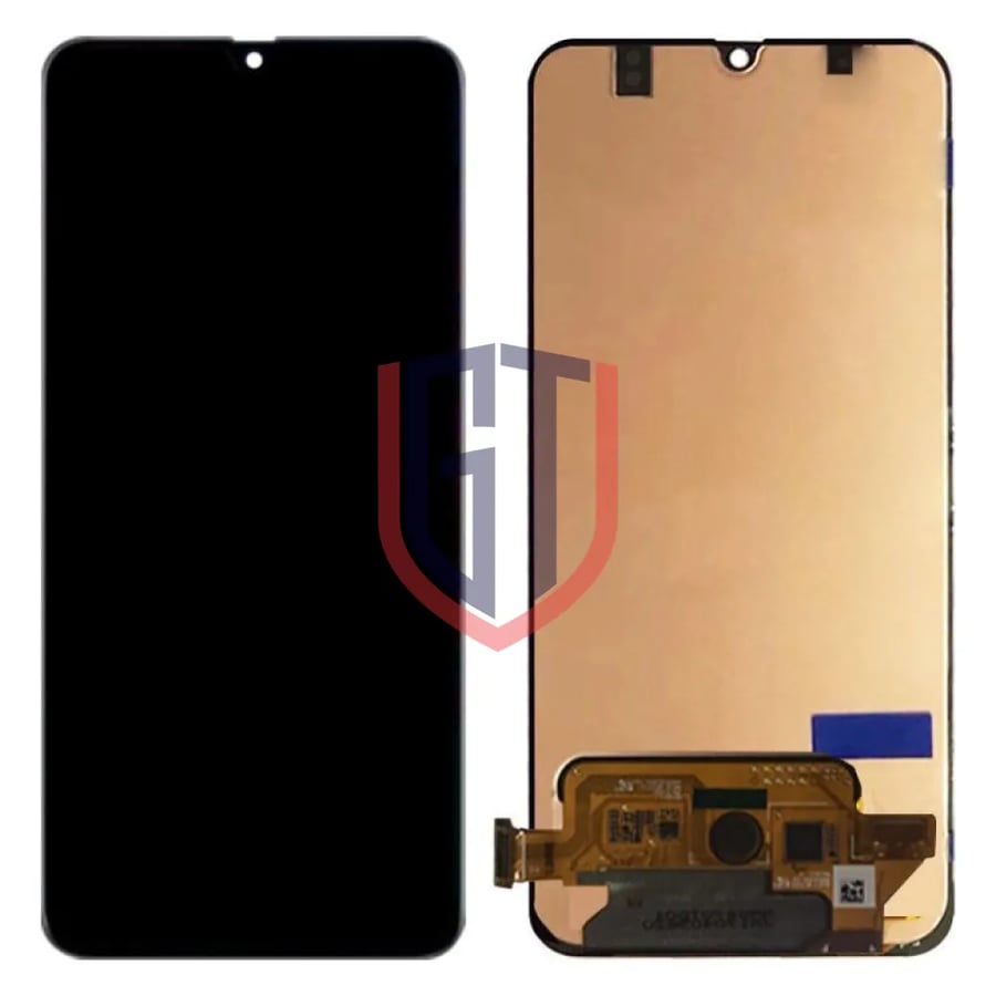 شاشة LCD ومحول رقمي كاملان لهاتف Galaxy A70، M-A705F/DS، SM-A705FN/DS، SM-A705GM/DS، SM-A705MN/DS، SM-A7050 (أسود)