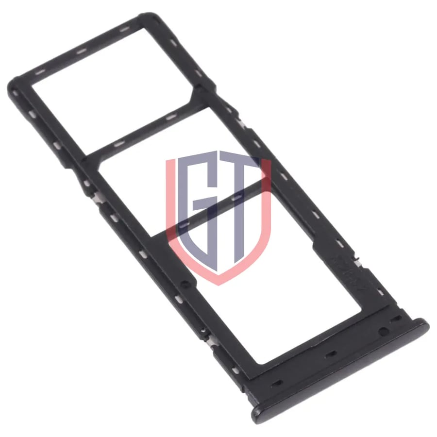 For Tecno Camon 17 CG6 CG6J SIM Card Tray + SIM Card Tray + Micro SD Card Tray (Black)