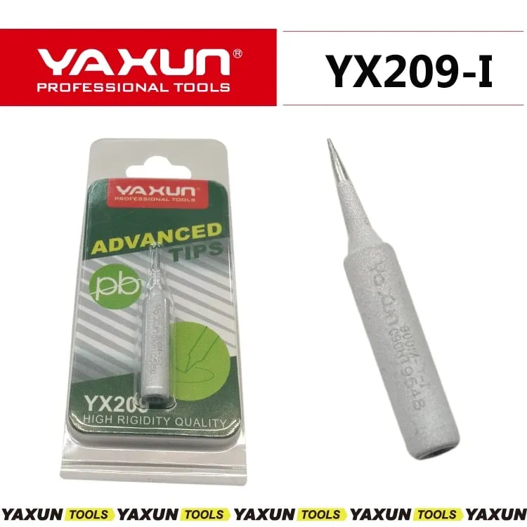 YAXUN YX-209 1S WHITE CERAMIC CURVED SOLDERING IRON TIP راس لحام