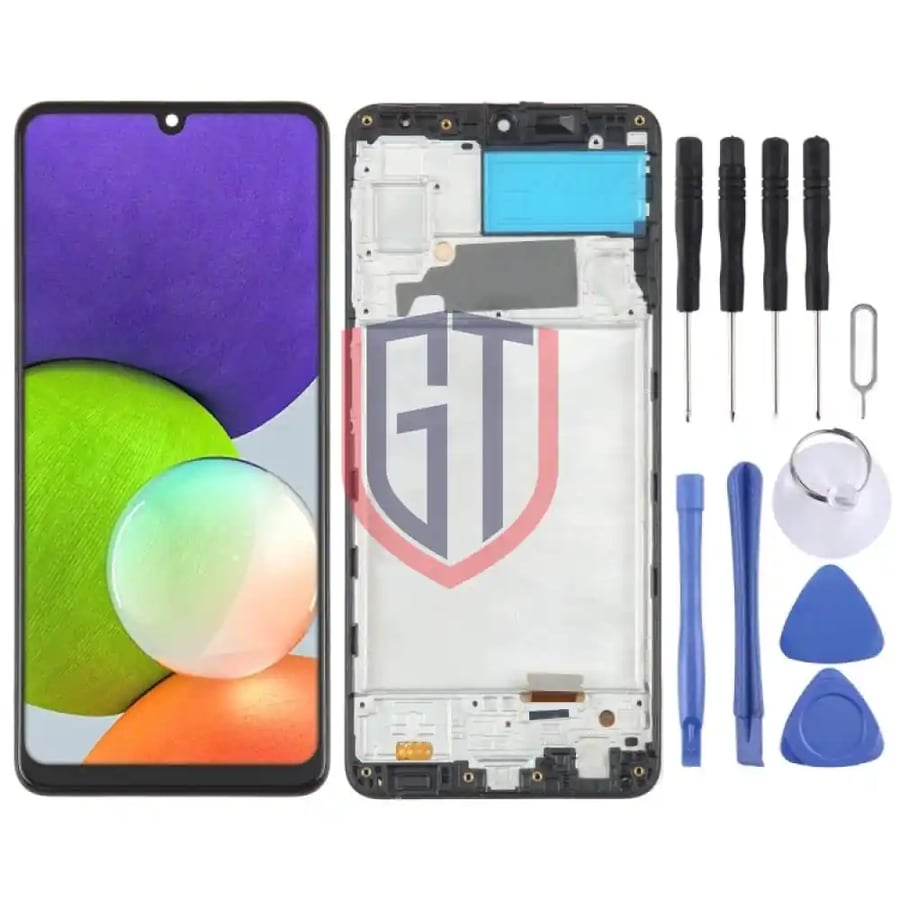 For Samsung Galaxy A22 4G SMA225 OLED LCD Screen with Frame