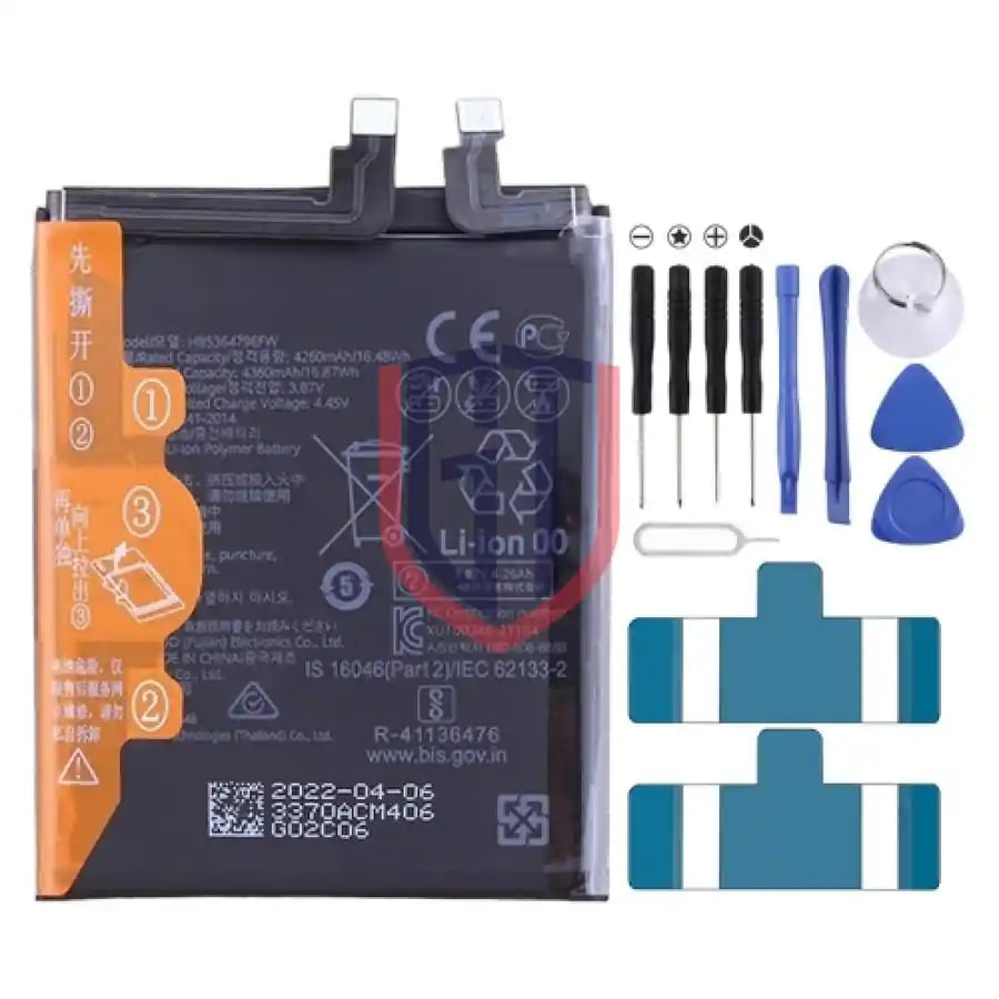 Replacement Battery for Huawei P50 Pro JAD-AL00 JAD-AL60 HB536479EFW