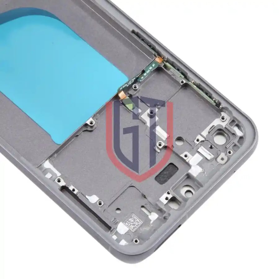 شاشة بديل لجوال Samsung Galaxy S23 FE SM-S711B، محول رقمي كامل مع إطار، لا يدعم التعرف على بصمة الإصبع (رمادي)