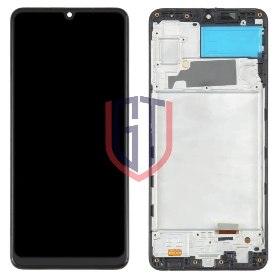 شاشة OLED LCD لهاتف Samsung Galaxy A22 4G SM-A225 مجموعة كاملة من المحول الرقمي مع الإطار
