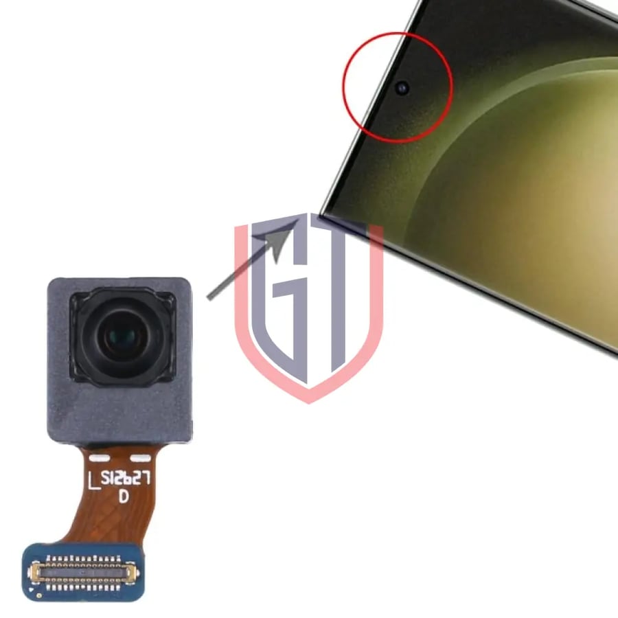 كاميرا أمامية لهاتف Samsung Galaxy S23 Ultra / S23 / S23 بلس SM-S918B