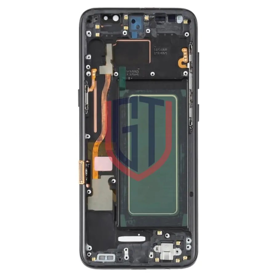 شاشة OLED LCD مقاس 5.7 بوصة لهاتف Samsung Galaxy S8 SM-G950 مع إطار