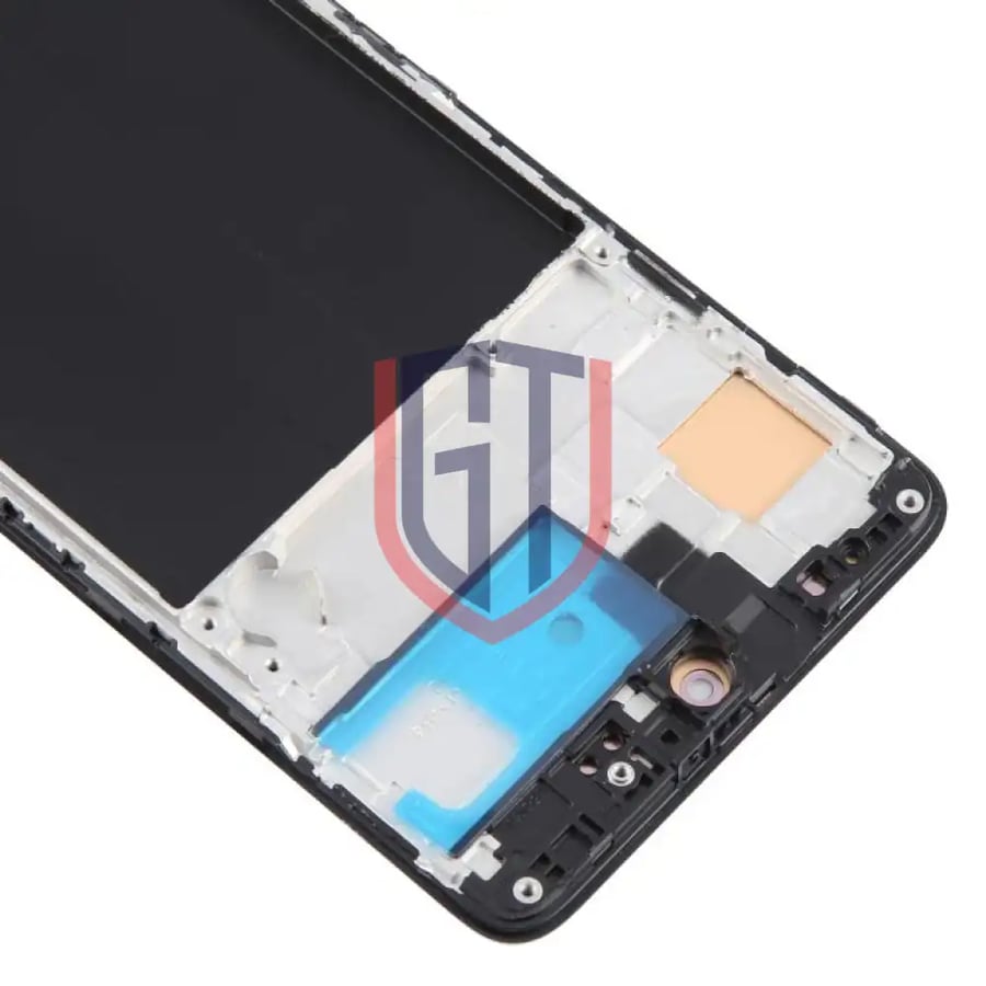 For Samsung Galaxy A51 4G SM-A515F 6.43 inch OLED LCD Screen Digitizer Full Assembly with Frame (Black)