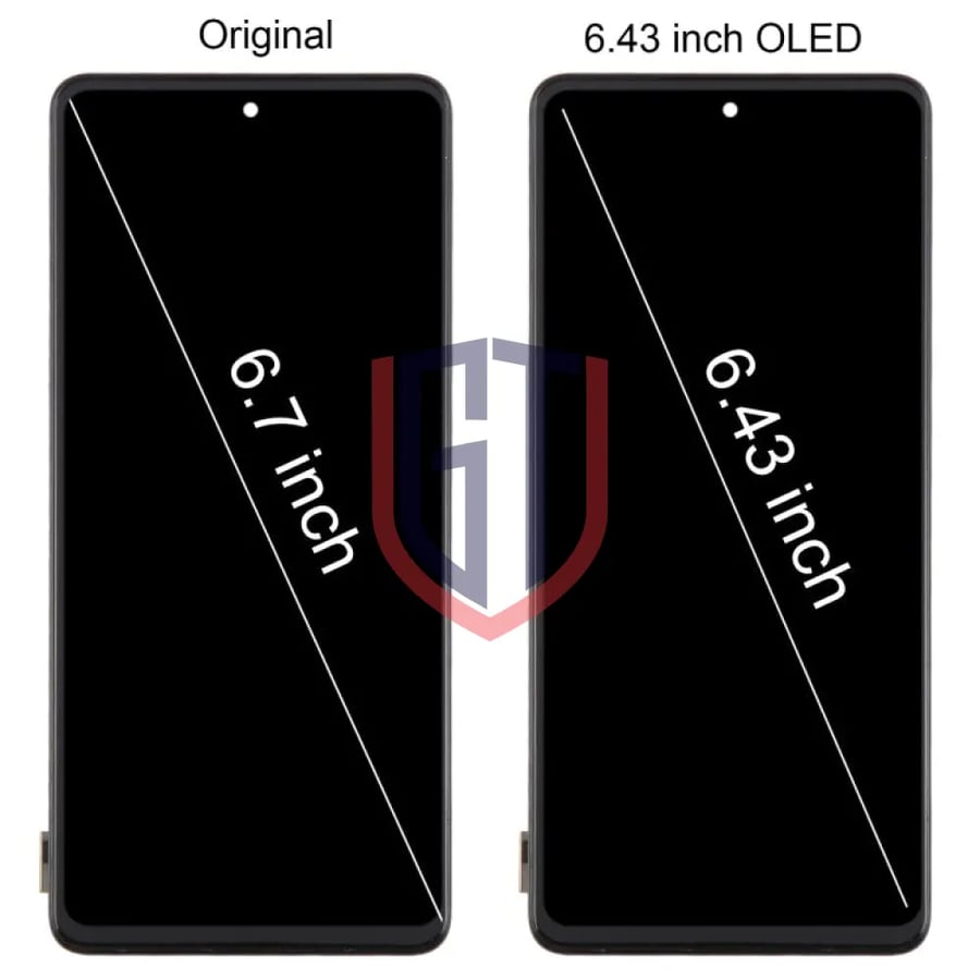 شاشة OLED LCD مقاس 6.43 بوصة لهاتف Samsung Galaxy M52 5G SM-M526B مجموعة رقمية كاملة مع إطار