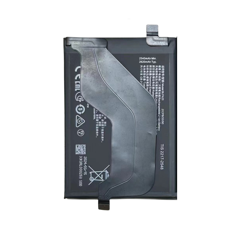 بطارية بديلة ثنائية الخلية BLPA23 بسعة 5240 مللي أمبير في الساعة لهاتف Realme GT5 150 واط (2620 مللي أمبير في الساعة × 2)