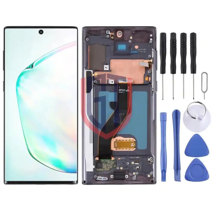 Original LCD Screen for Samsung GALAXY NOTE 10 4G Note10 5G SMN971 N970 With Frame