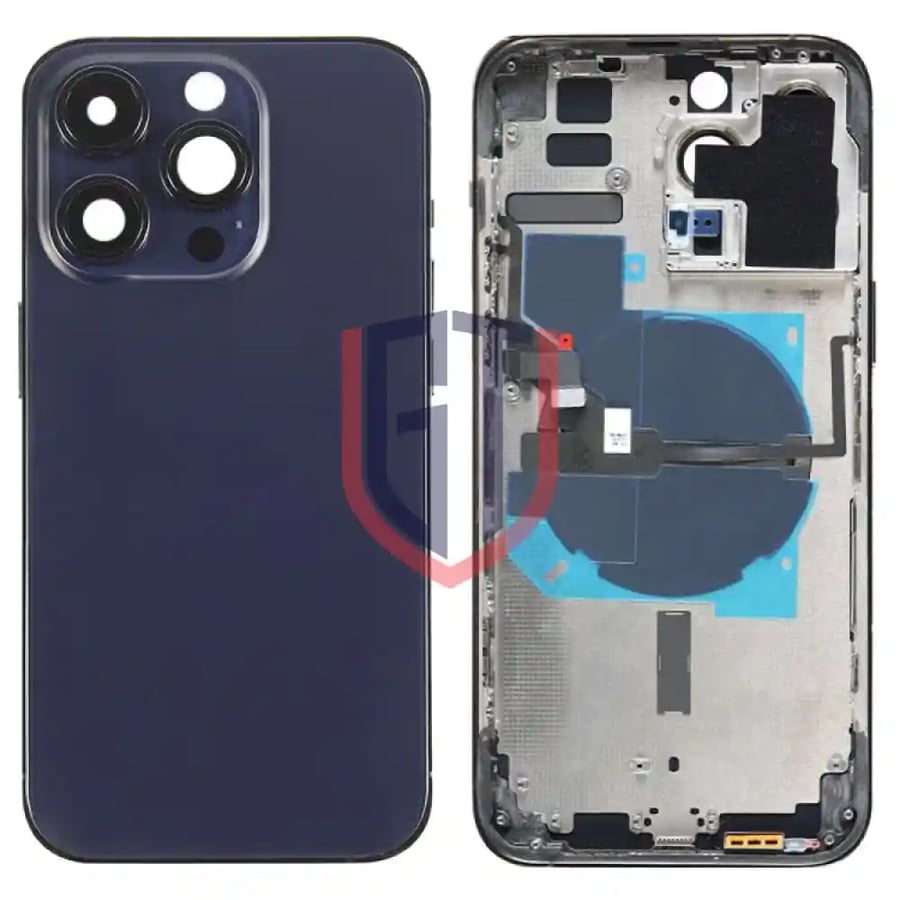 جرم لهاتف iPhone 14 Pro Max مع كابل مرن للطاقة والصوت ووحدة شحن لاسلكية