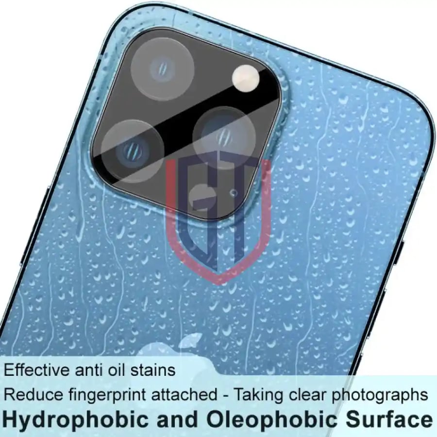 For iPhone 13 Pro / 13 Pro Max imak Integrated Rear Camera Lens Tempered Glass Film with Lens Cap Black Version