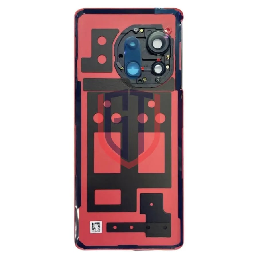 OnePlus 11R CPH2487 Battery Leather Back Cover(Red)