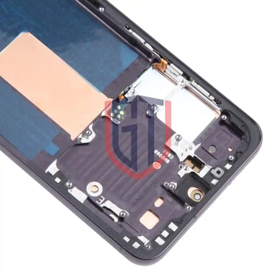 شاشة OLED LCD مقاس 6.43 بوصة إصدار الاتحاد الأوروبي لهاتف Samsung Galaxy S23 SM-S911B مجموعة رقمية كاملة مع إطار (أسود)