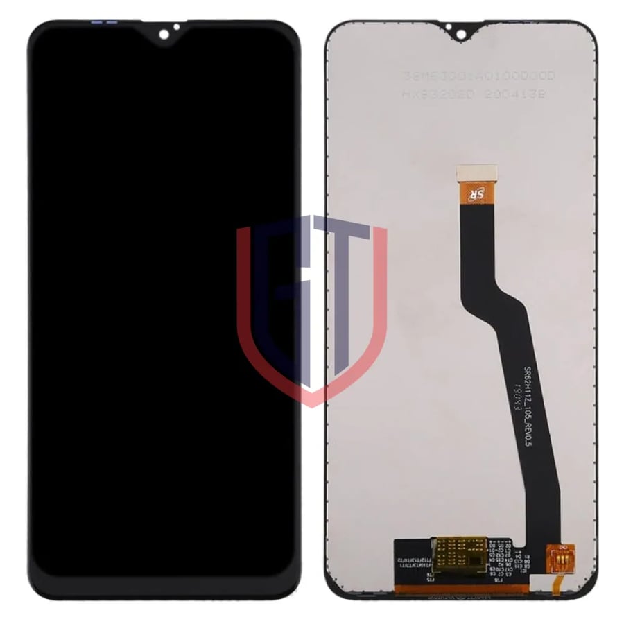 شاشة LCD ومحول رقمي كامل التجميع لهاتف Samsung Galaxy A10 A105G (أسود)