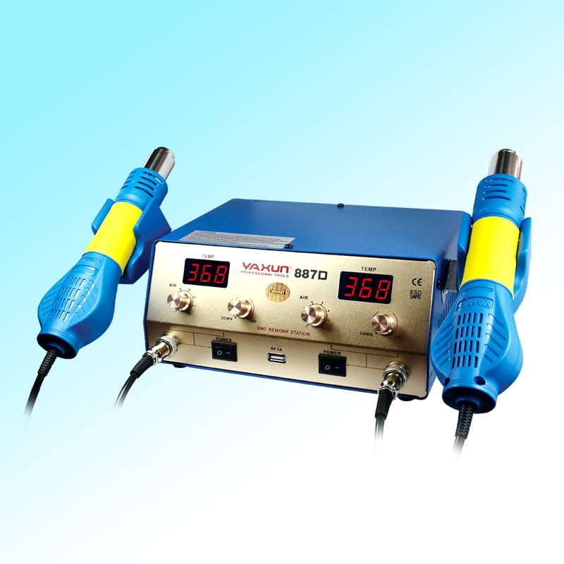 أداة صيانة YAXUN YX-887D - محطة لحام SMD مع كاوية