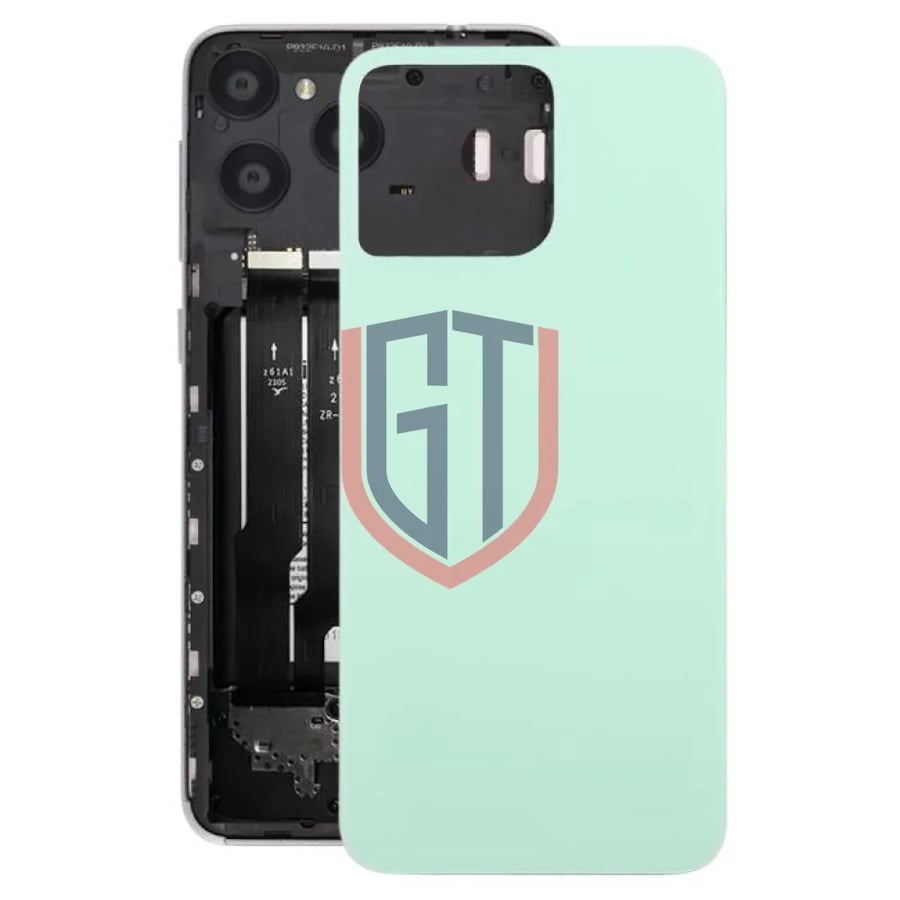 For ZTE Blade V50 Design 4G Glass Battery Back Cover(Green)